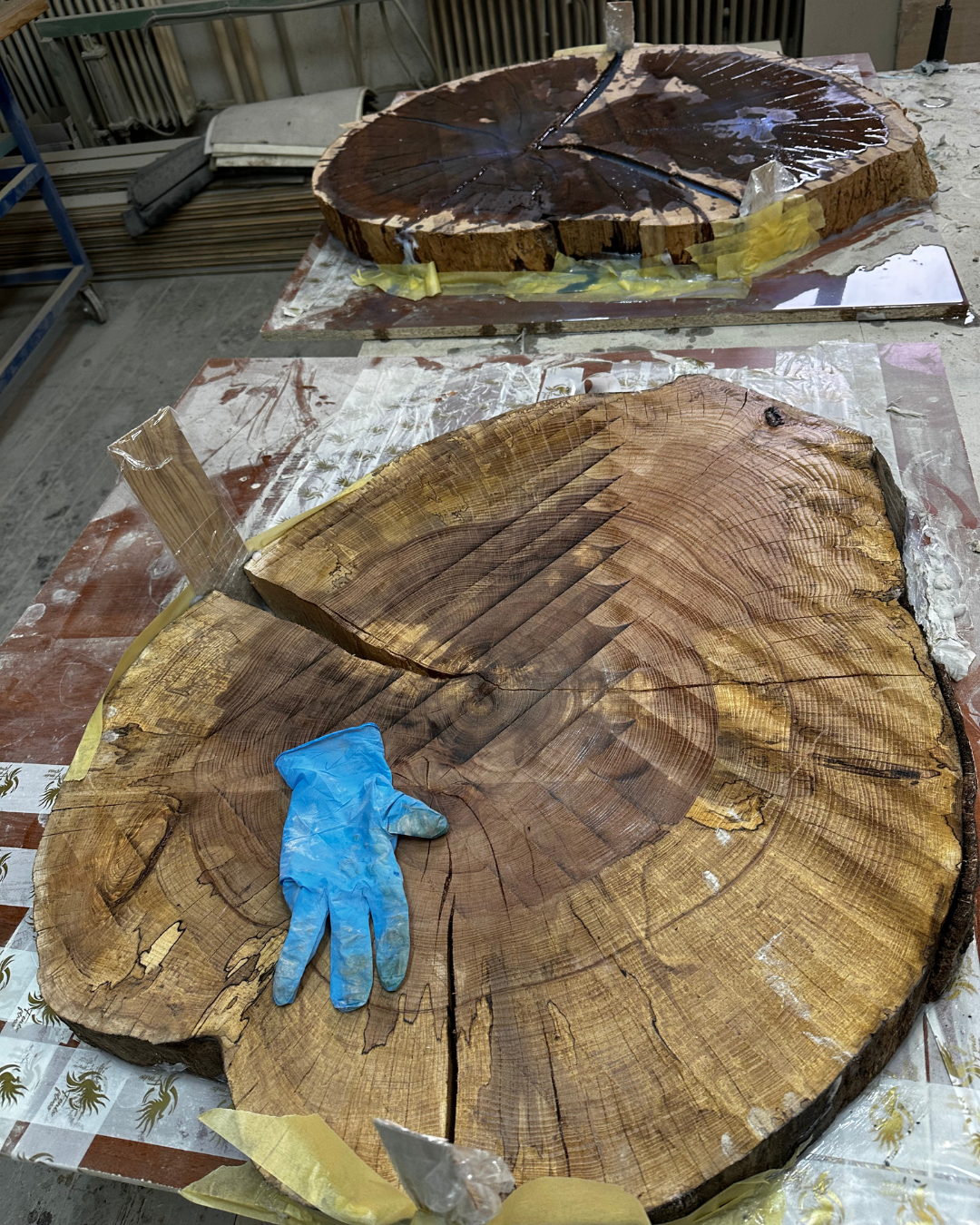 epoxidový stůl Vanilla - jak vyrobit epoxidový stůl